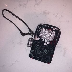 Coach poppy collection wristlet